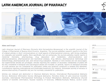 Tablet Screenshot of latamjpharm.org